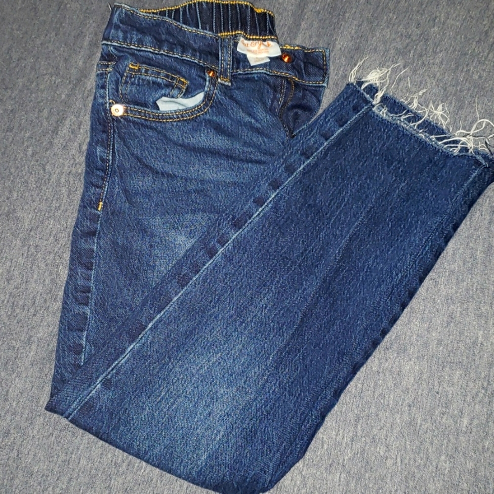 Girl blue jeans